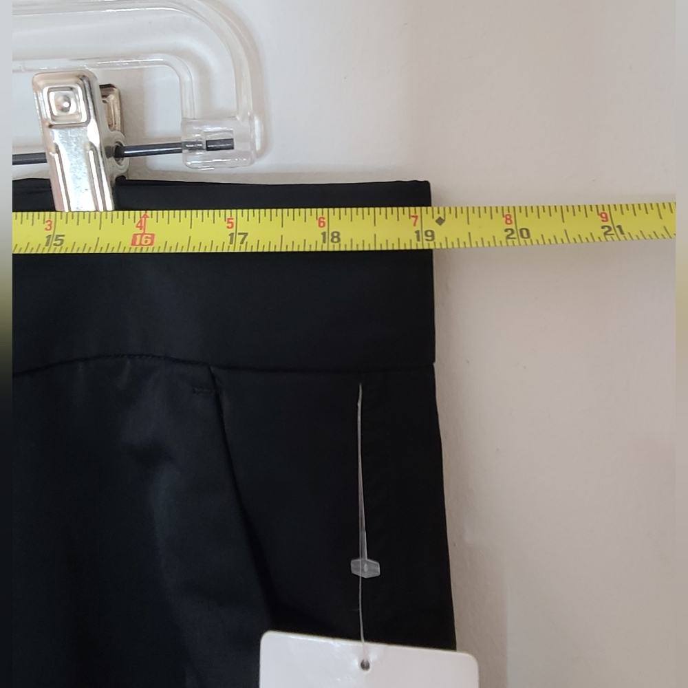 Athleta Radiant Shiny Black Joggers Zipper & Snap Hem Sz 16 NWT - Picture 12 of 13